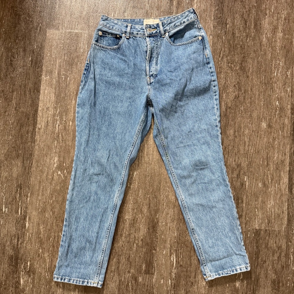 Everlane Women's Straight Leg Jeans - Light Wash Blue